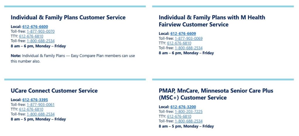 UCare Provider Number
