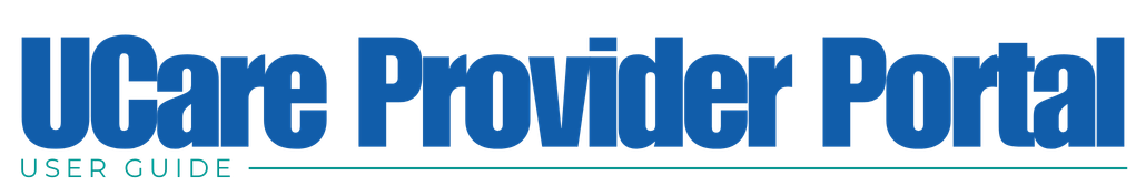 UCare Provider Portal​