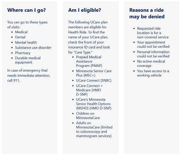 UCare Transportation Contract